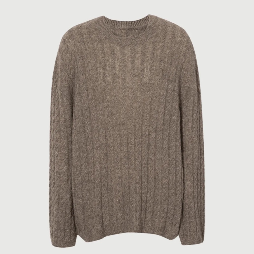 Meilleur Moment cable knit cashmere sweater - Picture 3 of 10